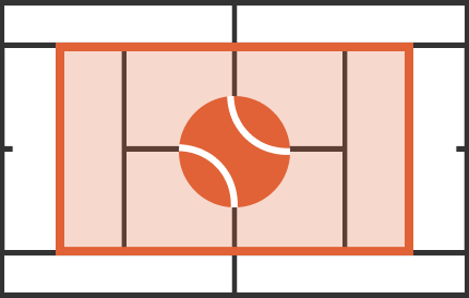 orange ball court