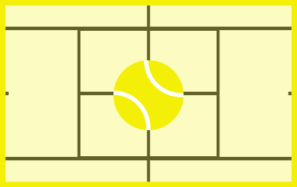 Yellow ball court
